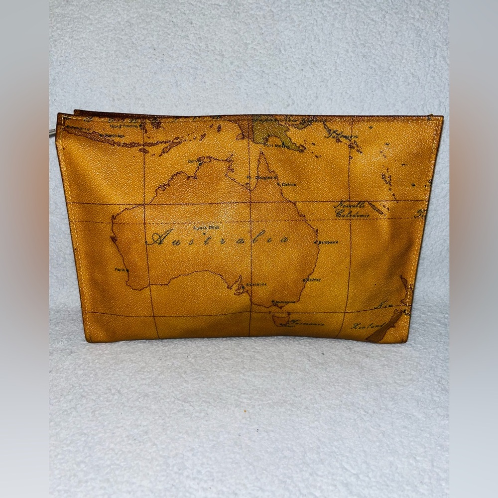 Alviero Martini World Map Pouch